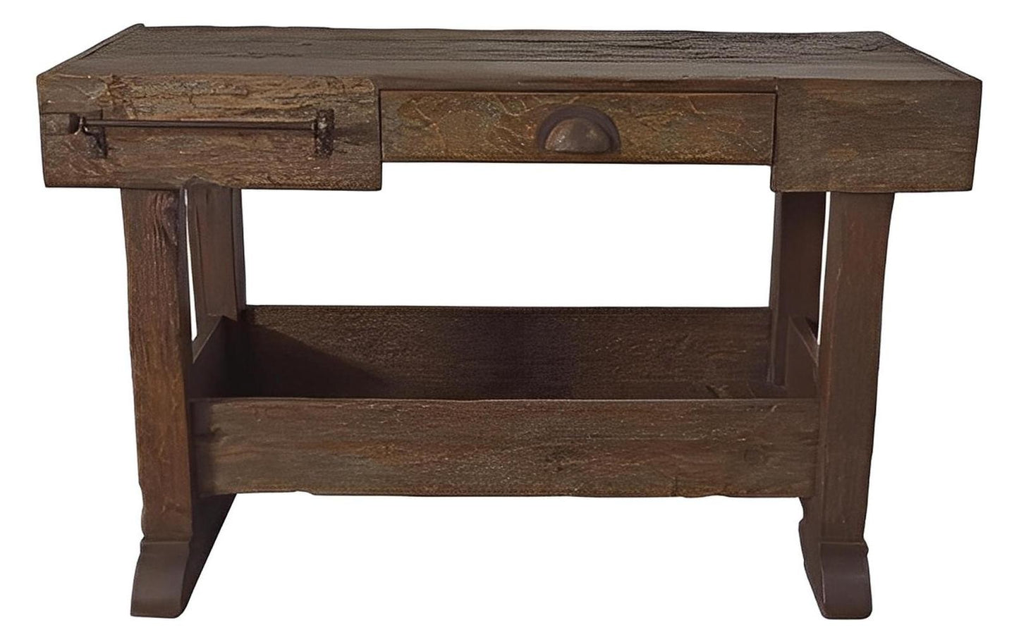 Yucca Canyon Kitchen Island With Turquoise Fleck