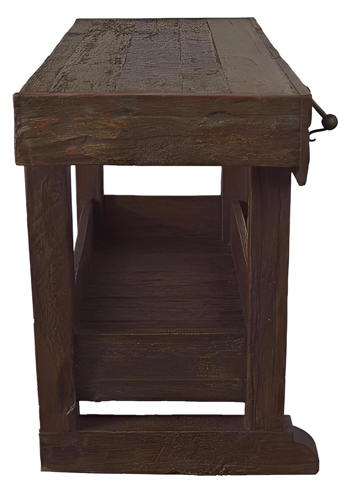 Yucca Canyon Kitchen Island With Turquoise Fleck