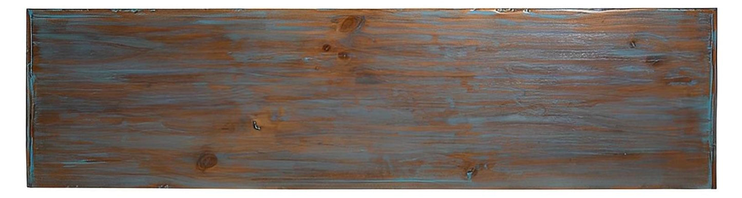 Stone Hill Turquoise 2 Door/4 Drawer Console