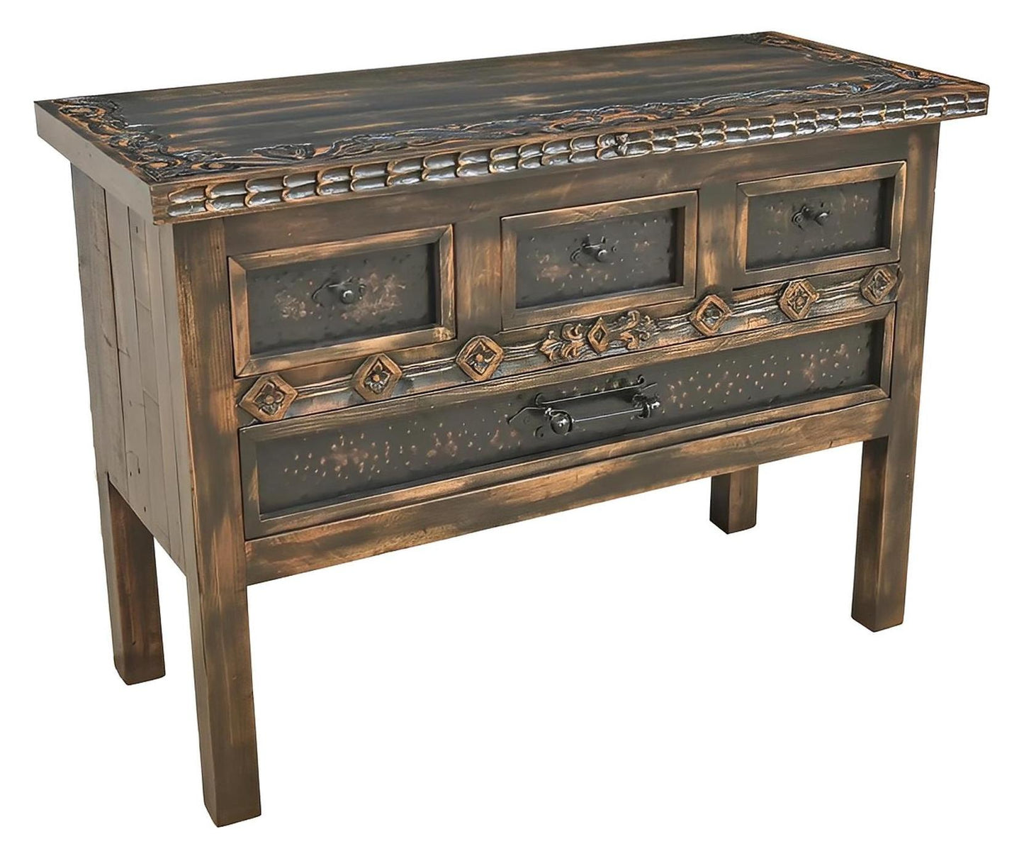 Marathon Basin 4 Drawer Console