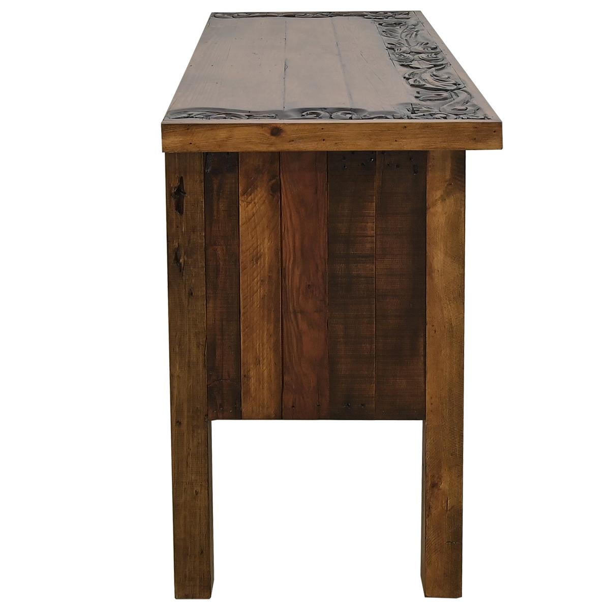 Coyote Hill Natural 4 Drawer Console