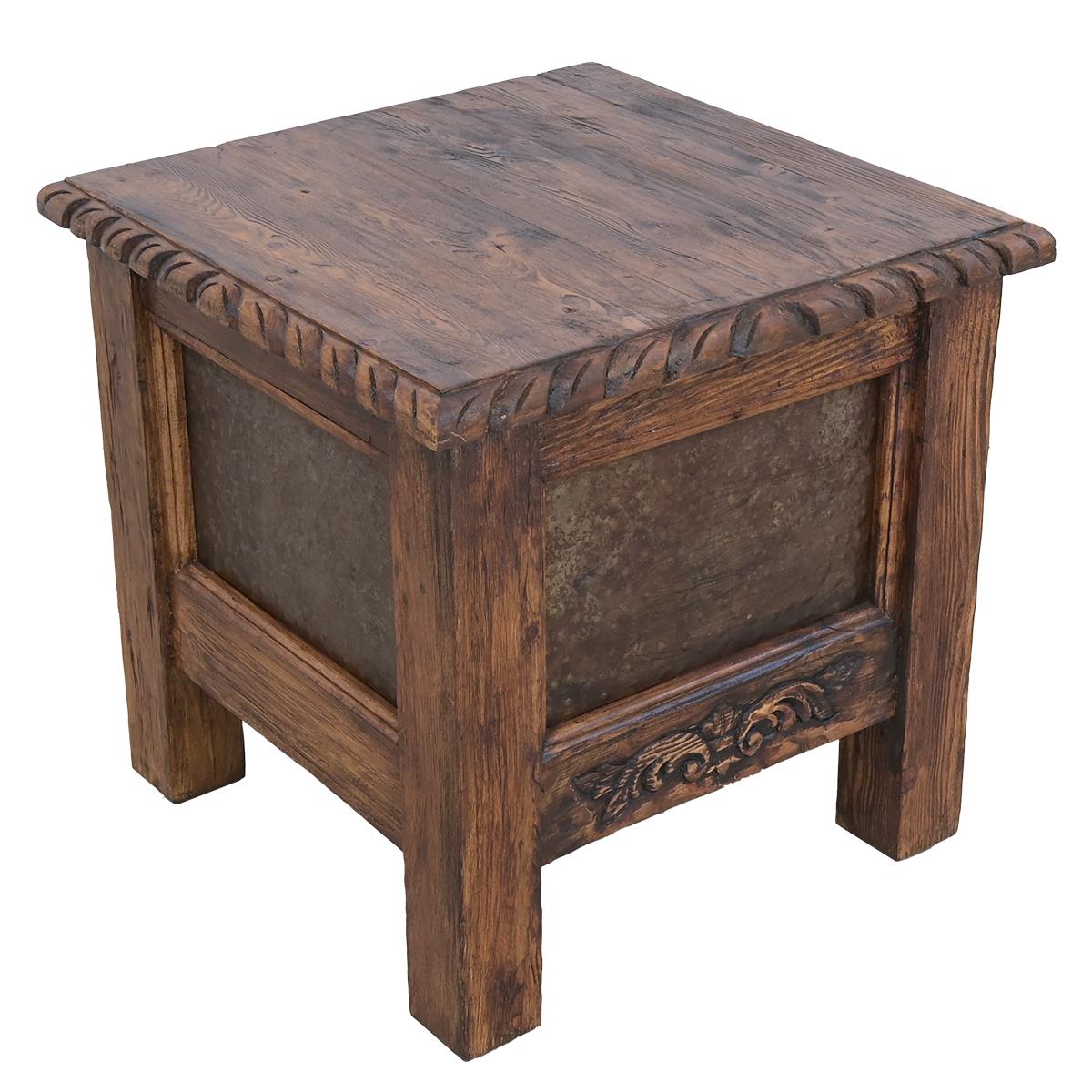 Guero Weathered Wood Trunk End Tables (2-Pack)