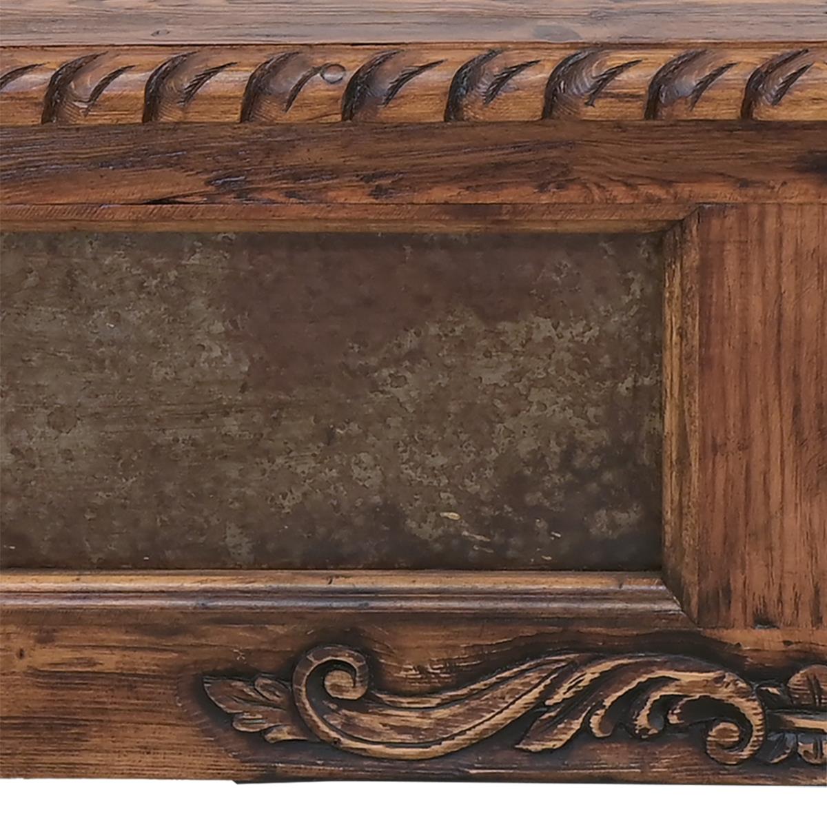 Guero Weathered Wood Trunk Coffee Table | 21 x 26 x 54