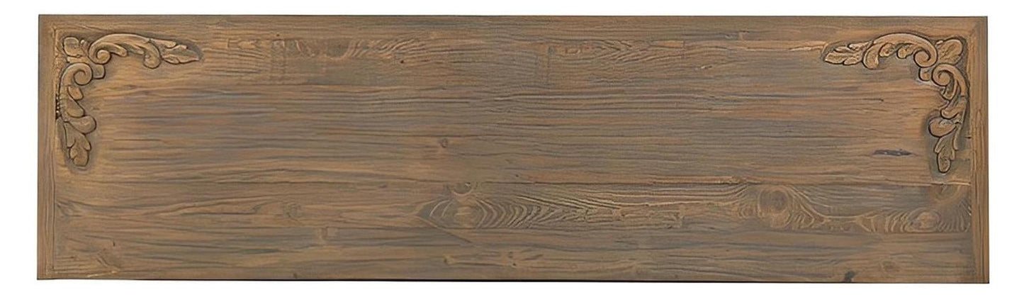 Stone Canyon Hand Carved Console / Tv Stand