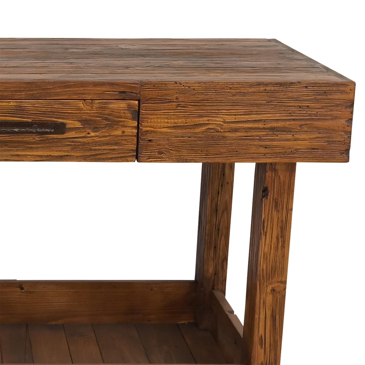 Twin Ridge Wood Kitchen Island With Pot Storage Base And Cutlery Drawer