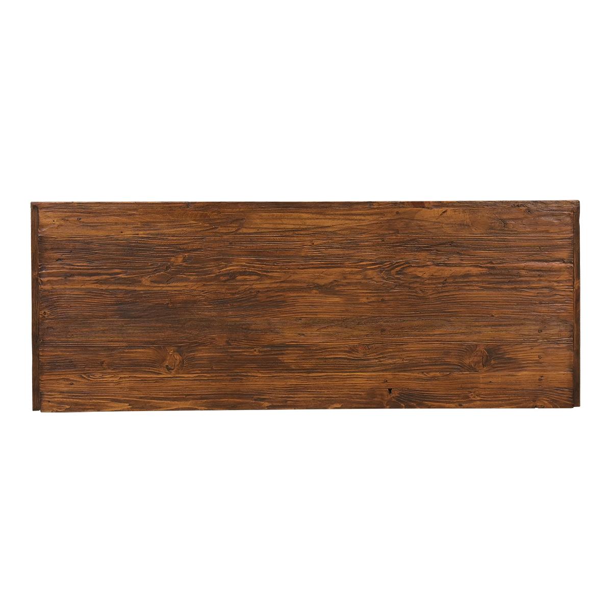 Twin Ridge Wood Kitchen Island With Pot Storage Base And Cutlery Drawer