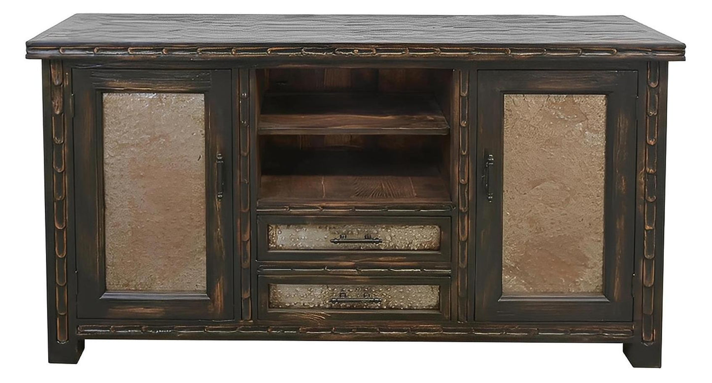 Coyote Basin Hand Carved Console / Tv Stand