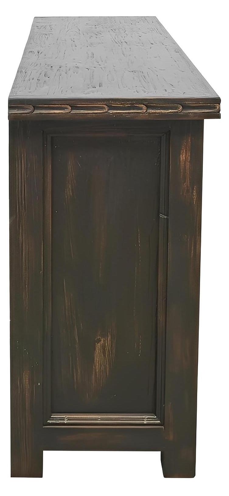 Coyote Basin Hand Carved Console / Tv Stand