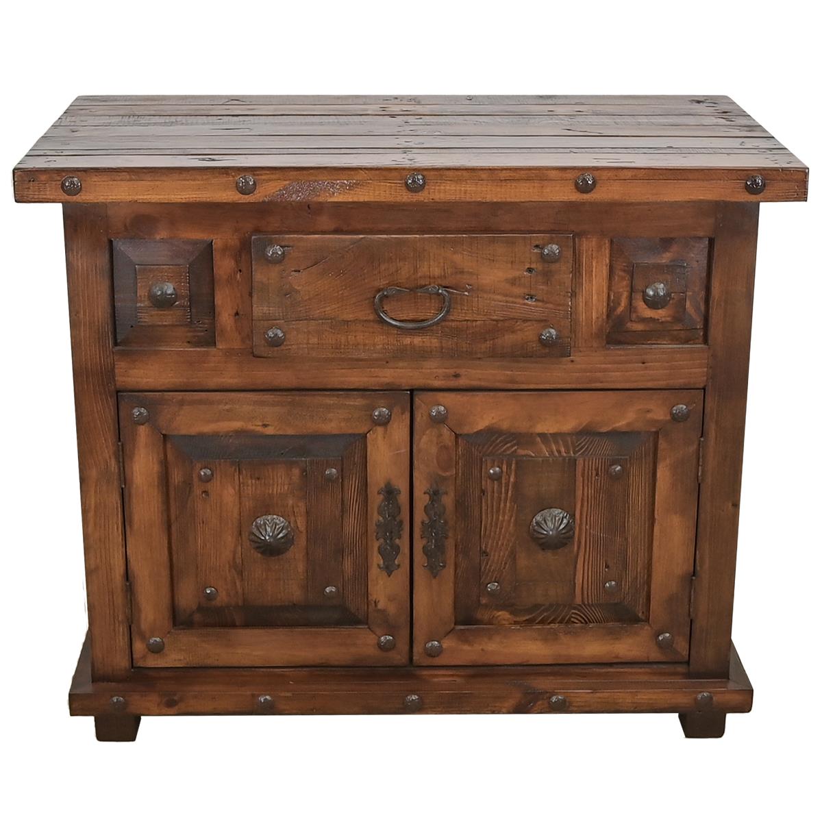 Guadalupe Basin Utility Cabinet, Reclaimed Wood, Hand Forged Steelwork And Nails