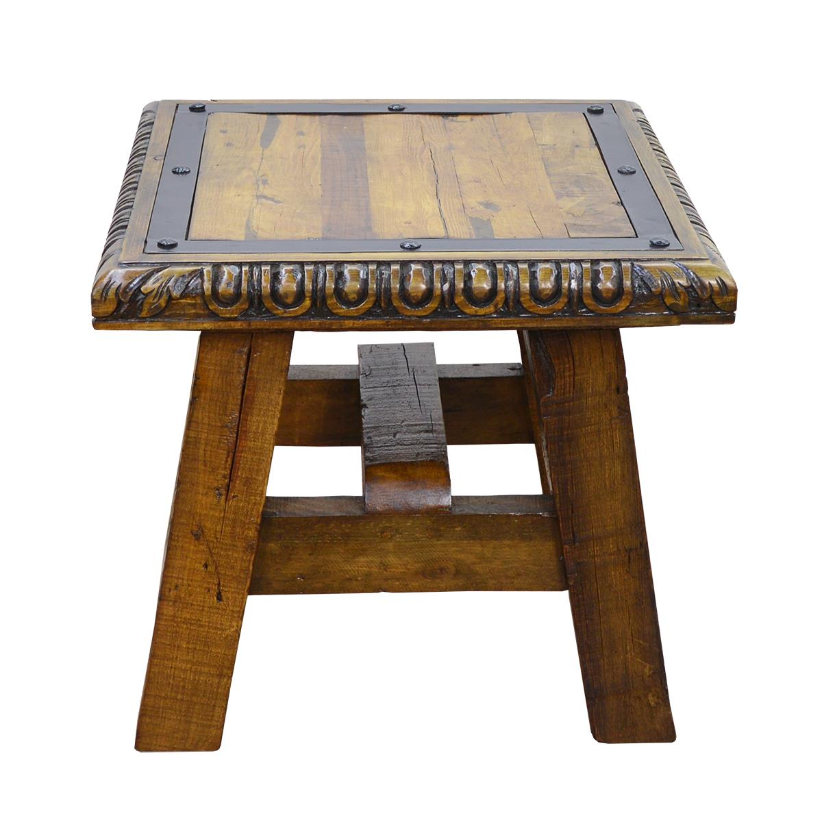 Santa Fe Ranch Carved End Tables (2-Pack)