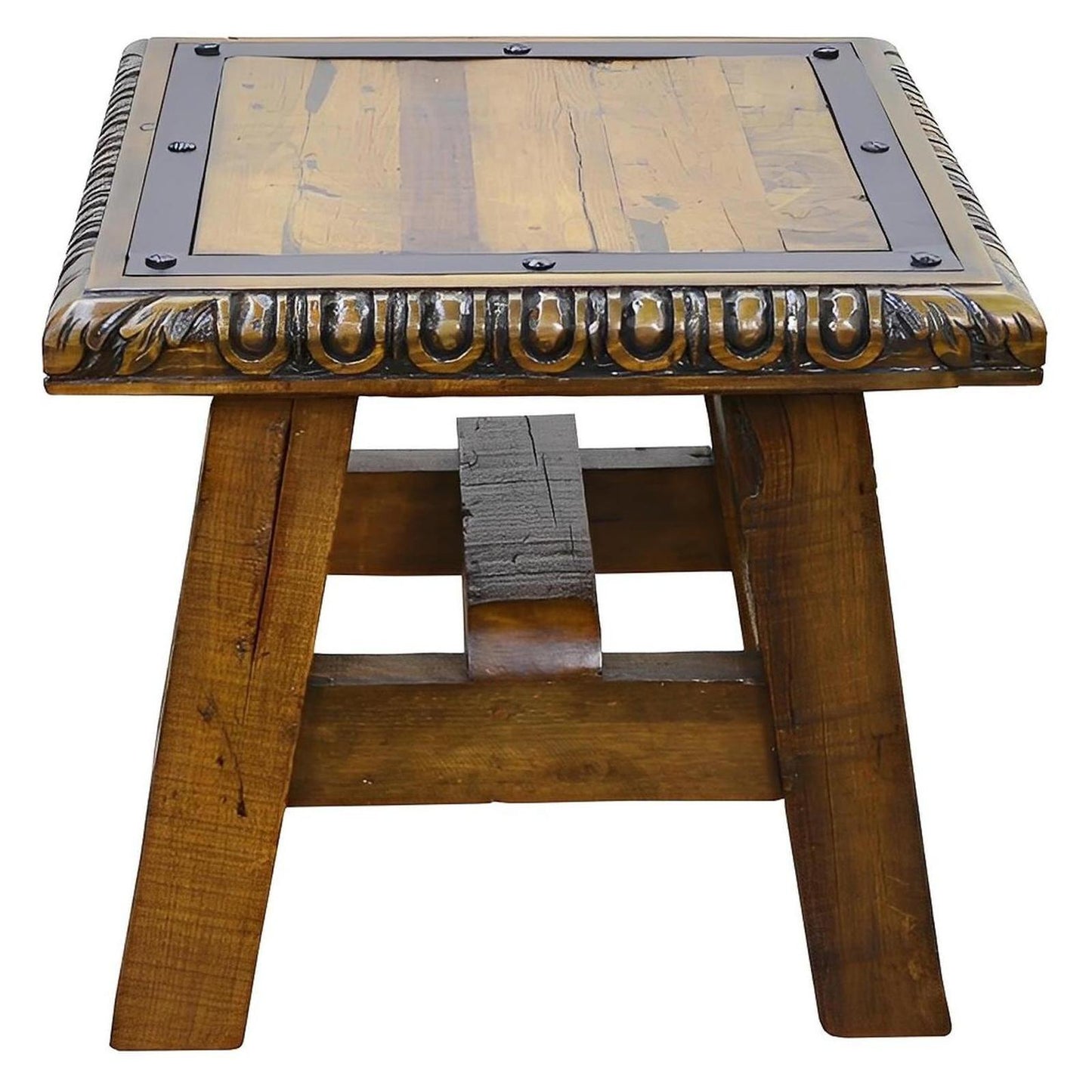 Santa Fe Ranch Carved End Tables (2-Pack)