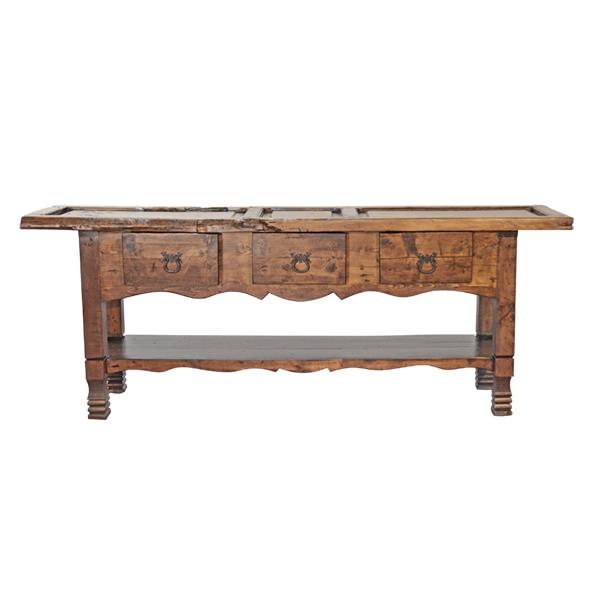 Sage Hill Three Drawer Entry Console Made With An Old Door