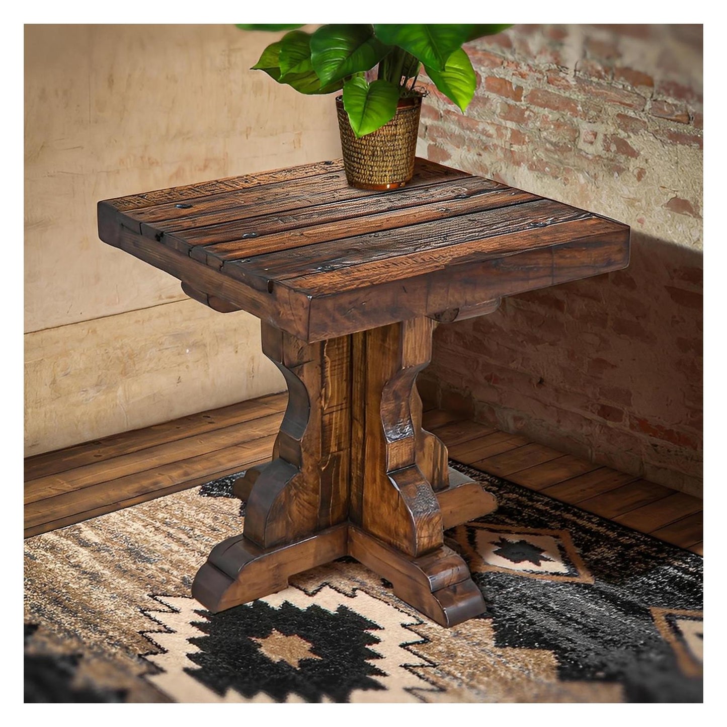 Monterey Mission Trestle End Tables (2-Pack)