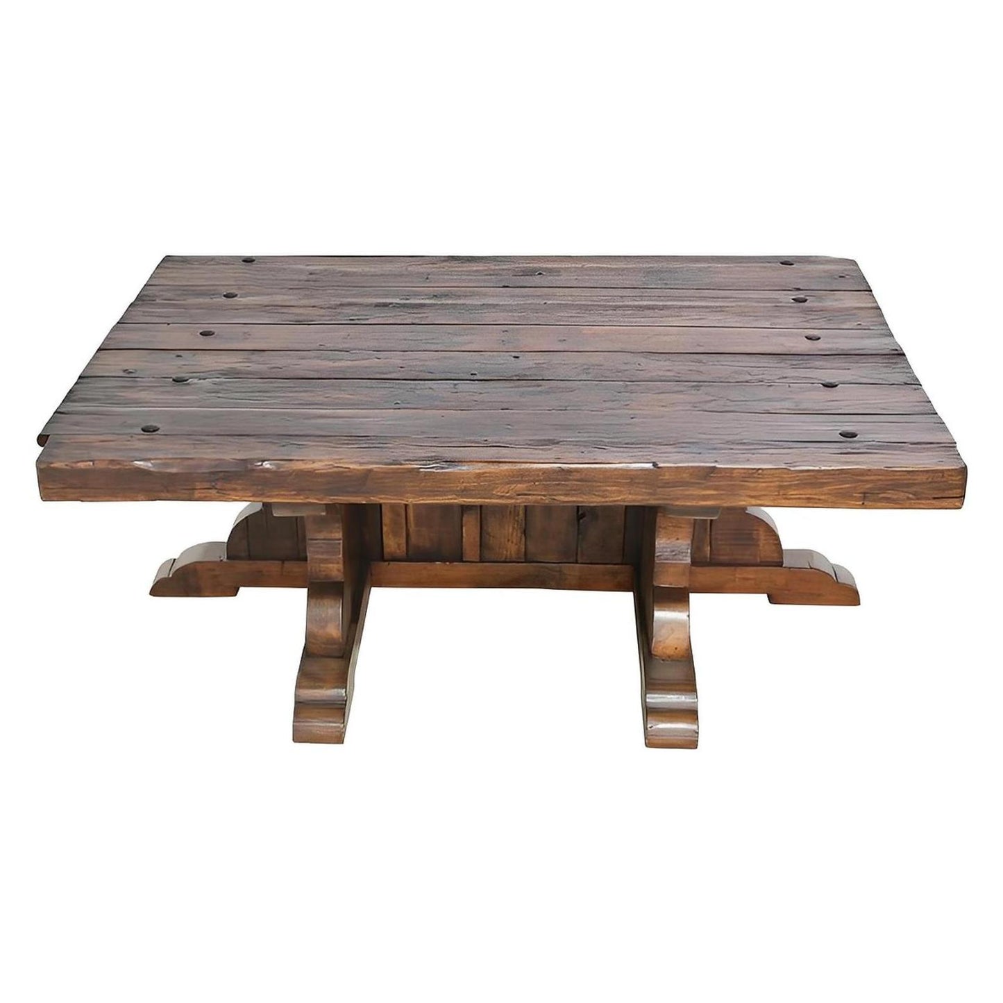 Monterey Mission Trestle Coffee Table | 20 x 44 x 54