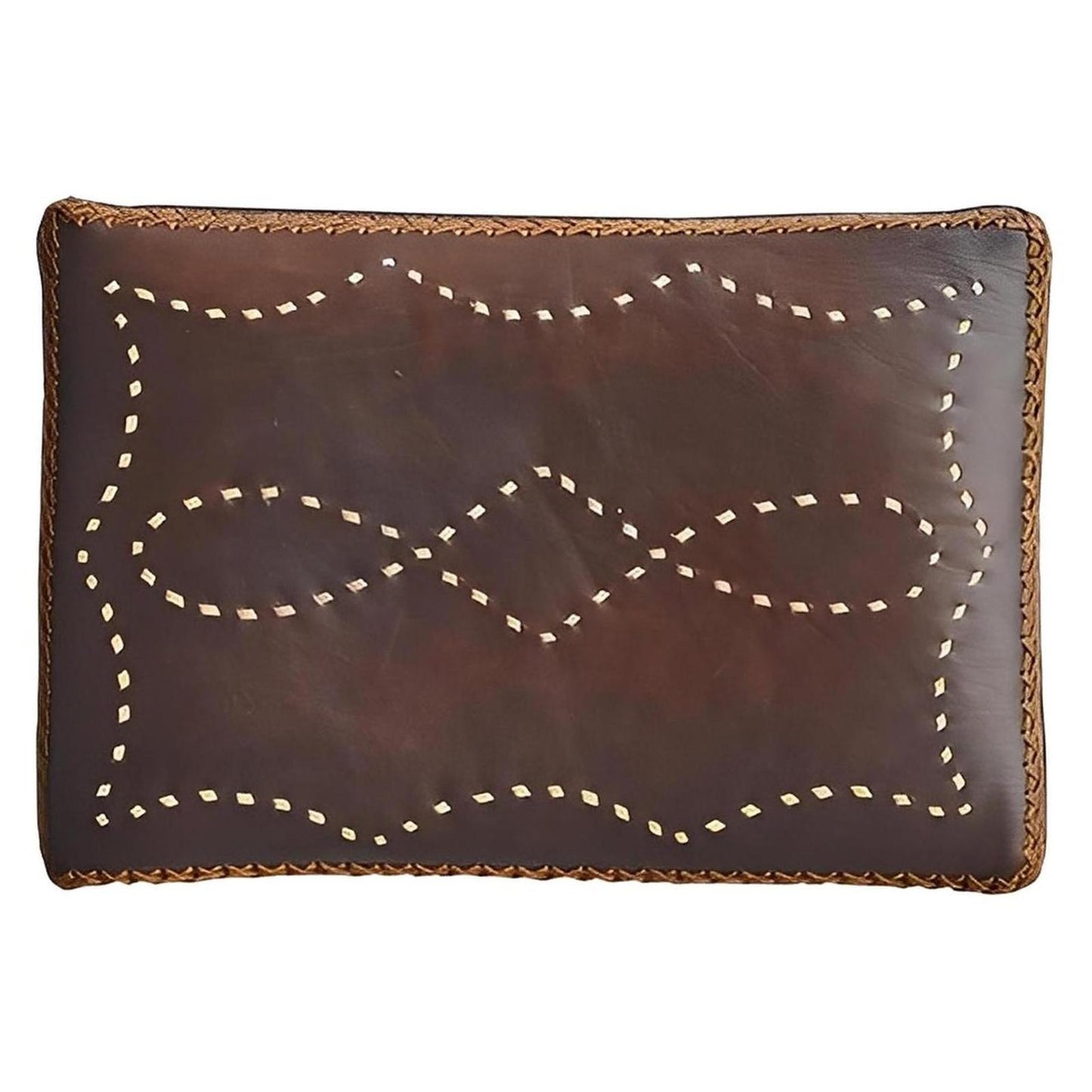 Hand Stitched Leather Saddle Barstool (2 or 3 Pack) 26" Tall