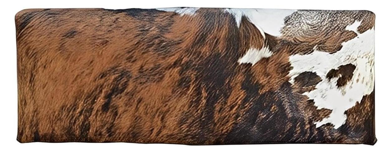 Two Rivers Canyon Bench, Hand Turned Base, Cowhide Top