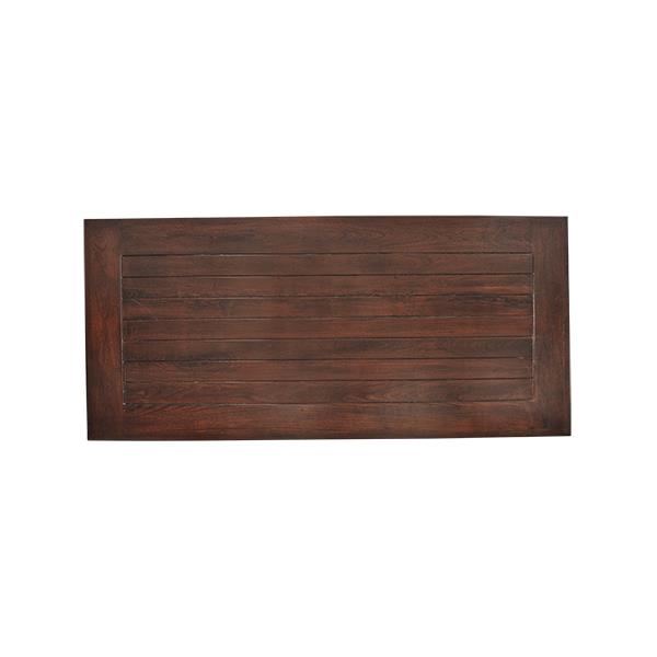 Rich River Dining Table | Hand-Carved Wood | High-Class Finish | 98 x 48 x 32