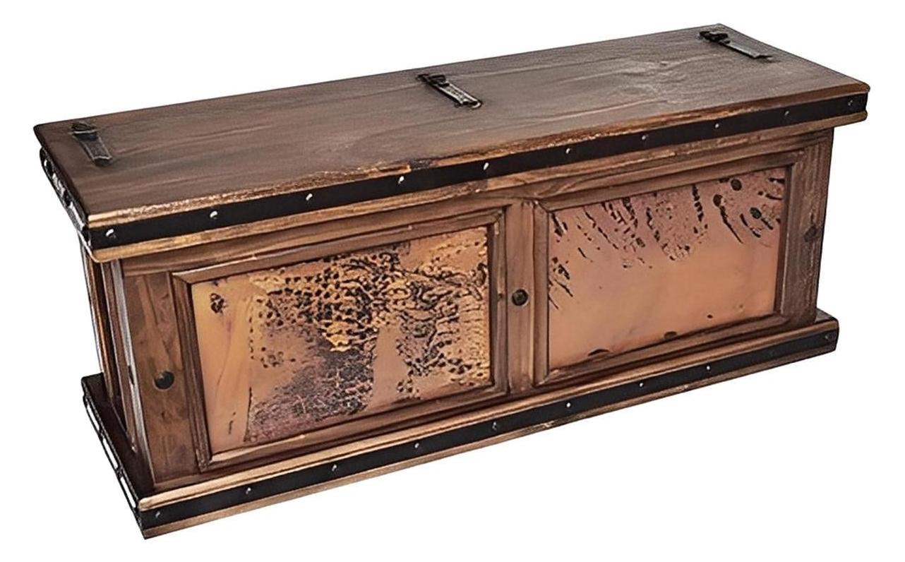 Green Canyon Copper Panel Blanket Chest