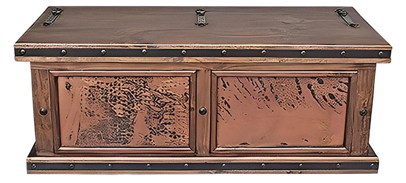 Green Canyon Copper Panel Blanket Chest