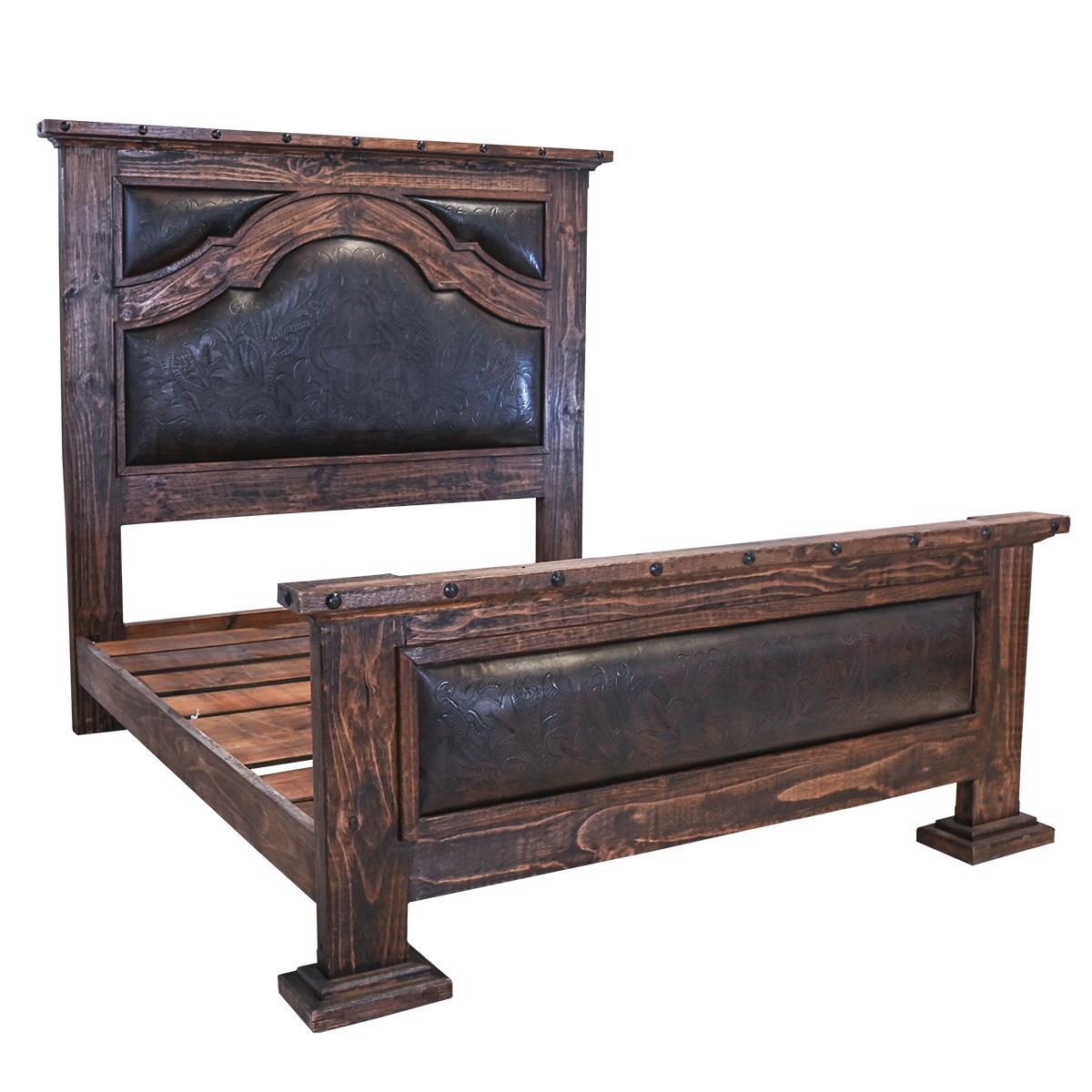 Prairie Canyon Rustic Carved Bedroom Set - Includes Full Service Delivery