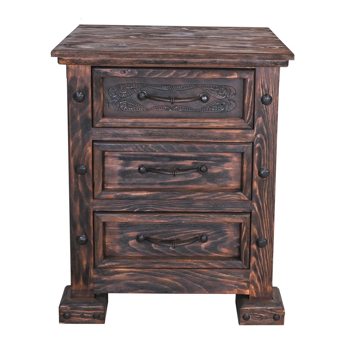 Prairie Canyon Rustic Carved Bedroom Set - Includes Full Service Delivery