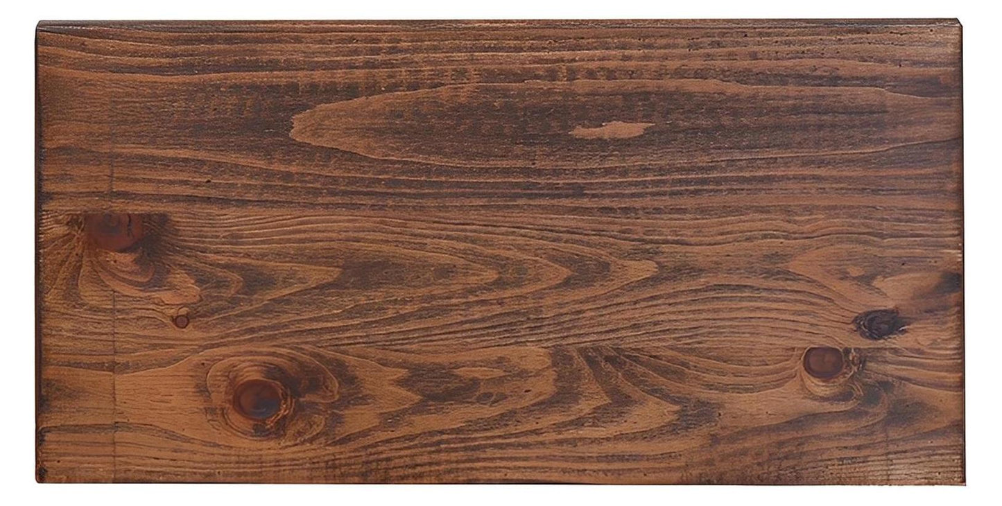 Durango Southwestern Rustic Bedroom Set with Walnut Hand-Carved Wood & Copper Panels - Includes Full Service Delivery