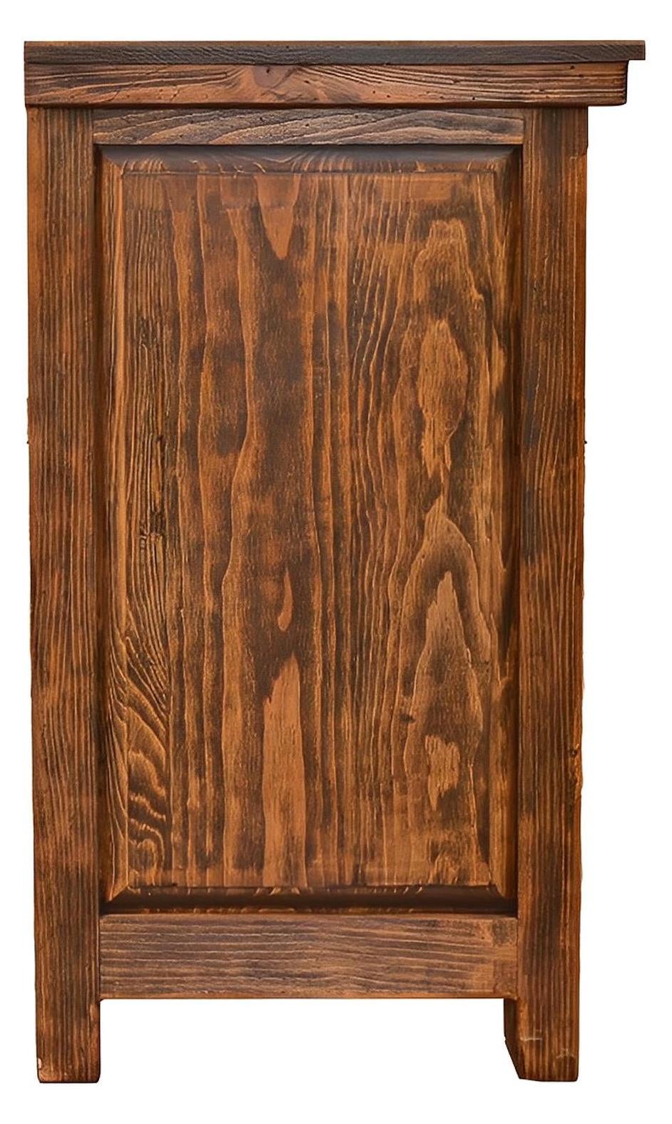 Durango 6-Drawer Dresser - Southwest Rustic Copper, Hand-Carved Wood