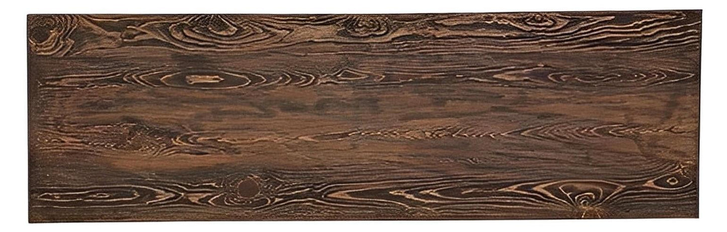 Durango Dresser / TV Media Console - Southwest Rustic Copper, Hand-Carved Wood