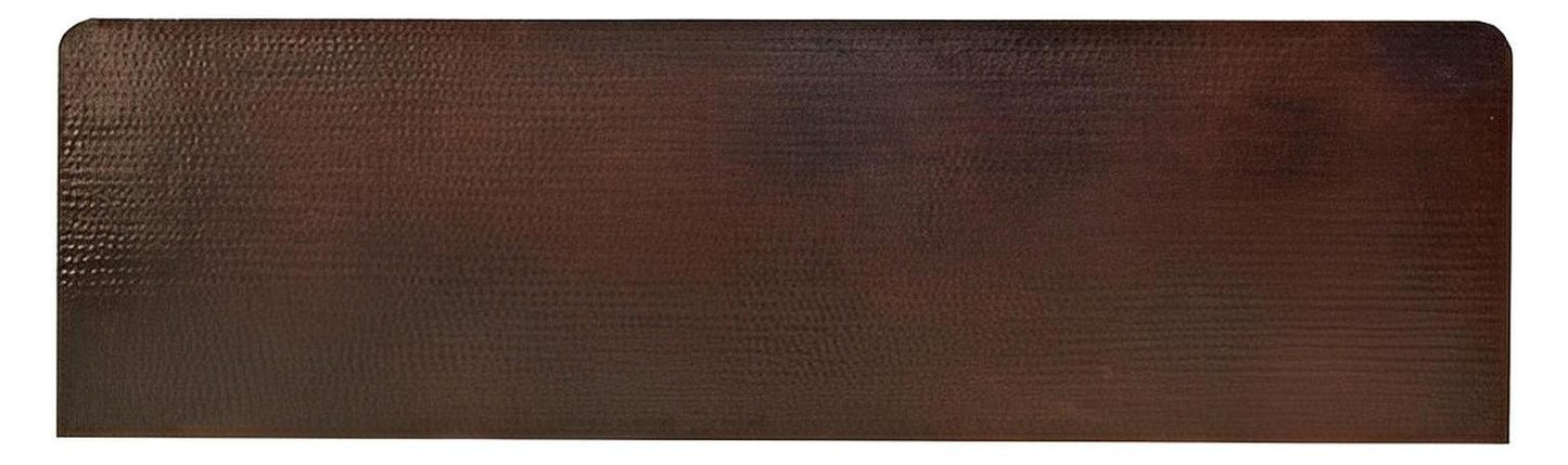 Mccamey Basin 72" Brown Copper Top Console With Iron Base
