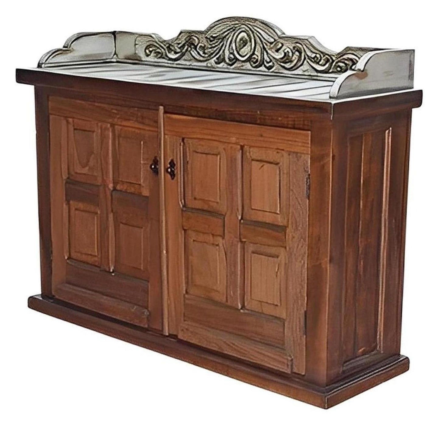 Sand Canyon Entry Credenza / Console Table, Reclaimed Wood From Old Doors