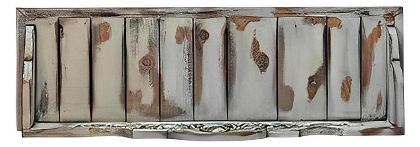 Sand Canyon Entry Credenza / Console Table, Reclaimed Wood From Old Doors