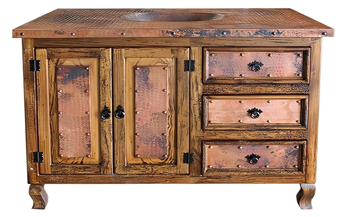 Cowboy Basin 48" Copper Vanity