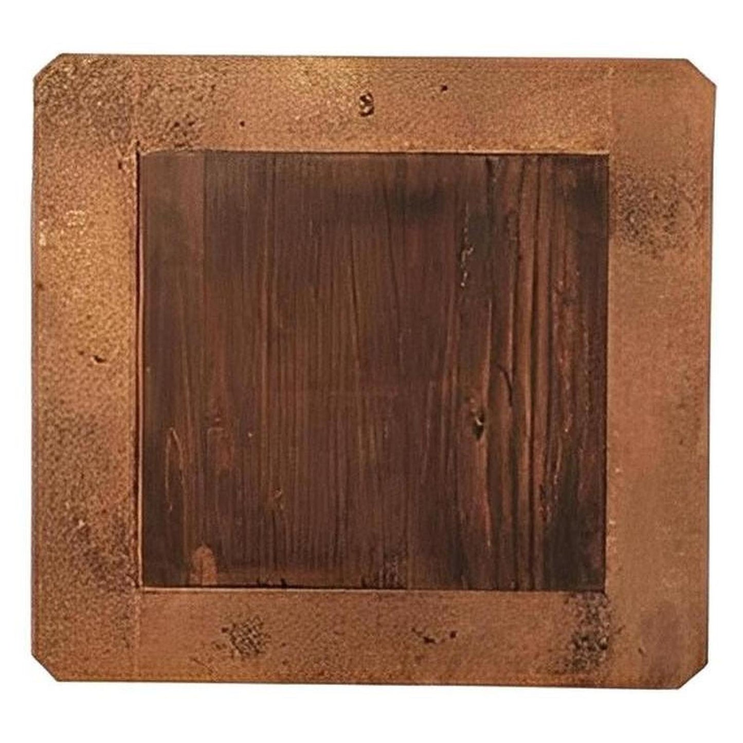 Colonial Elegance Wooden End Tables (2-Pack) with Copper Trim & Storage