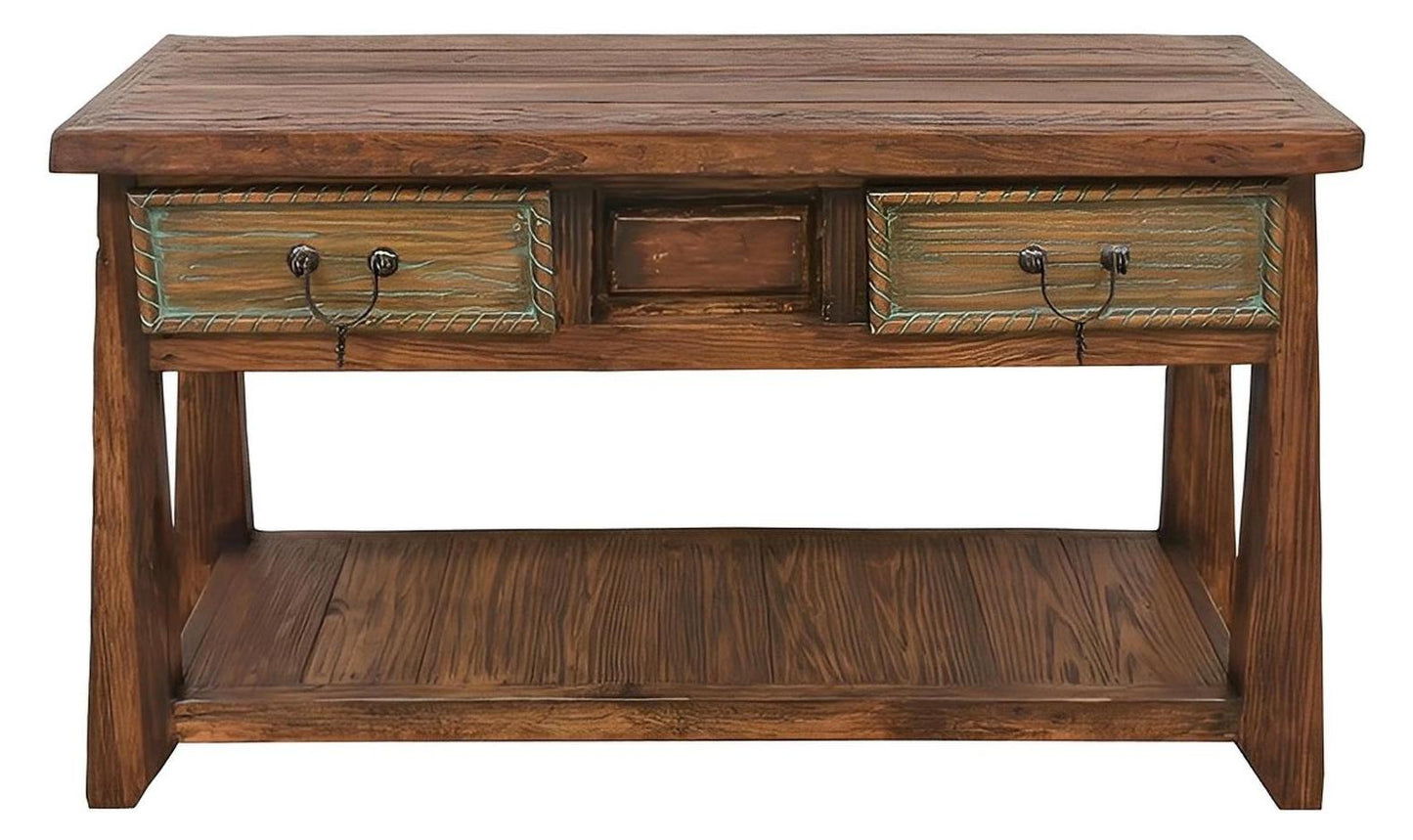 Mesa De Anguila Petite Two-Drawer Console