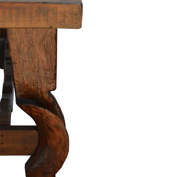 Walnut Ridge Yoke Base And Original Old Door Top Credenza / Console Table