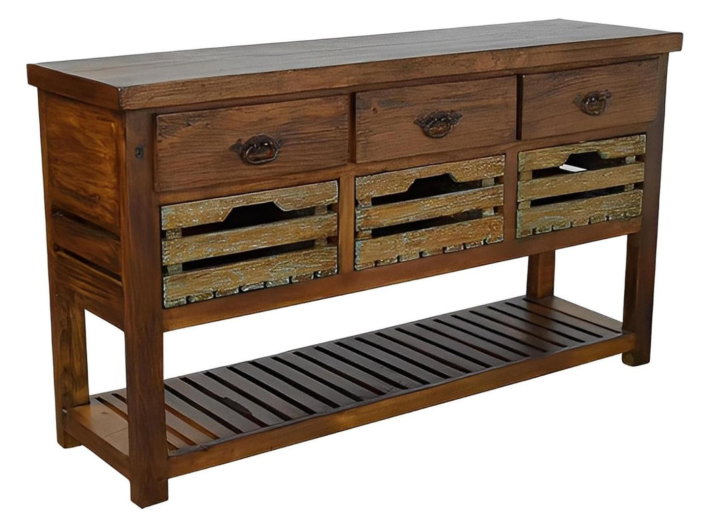 White Canyon Kitchen Island