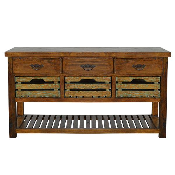 White Canyon Kitchen Island