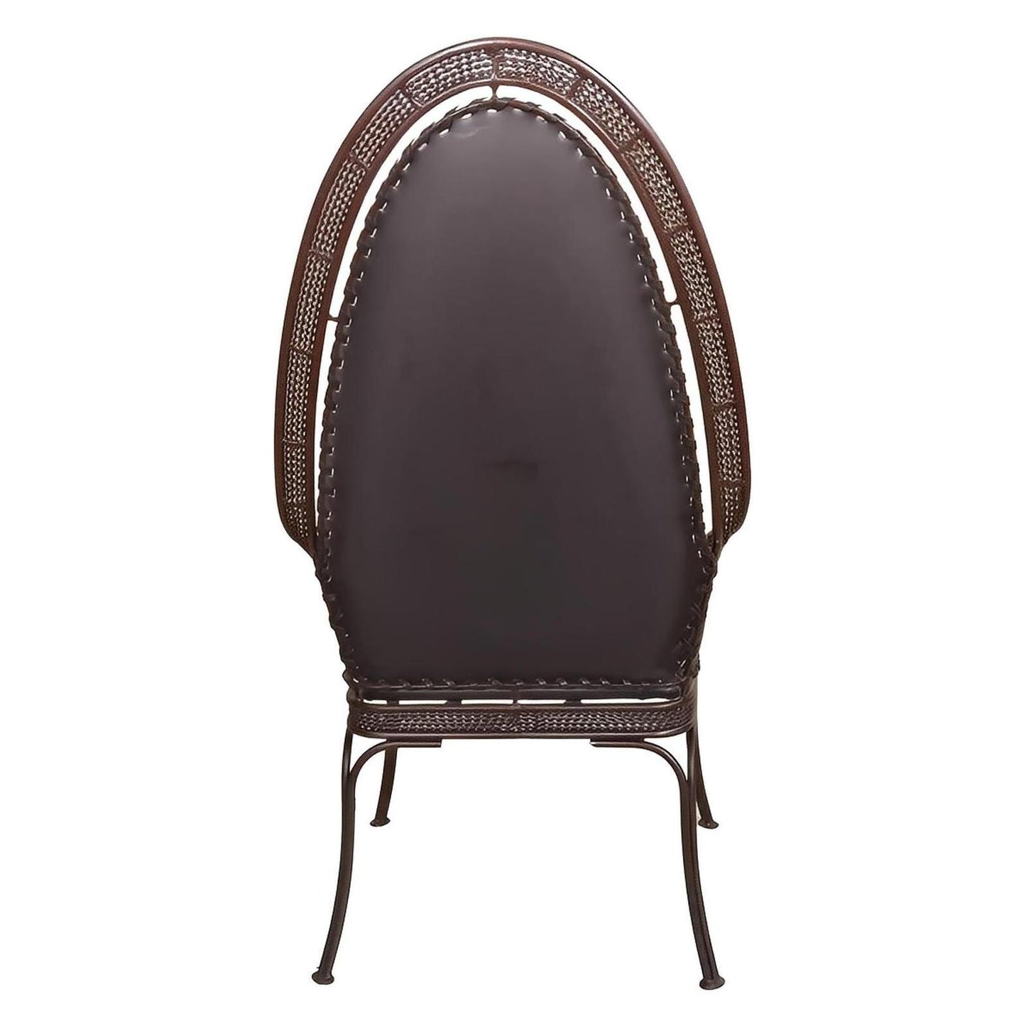 High Back Cowhide & Leather Dining Chair (2-Pack)
