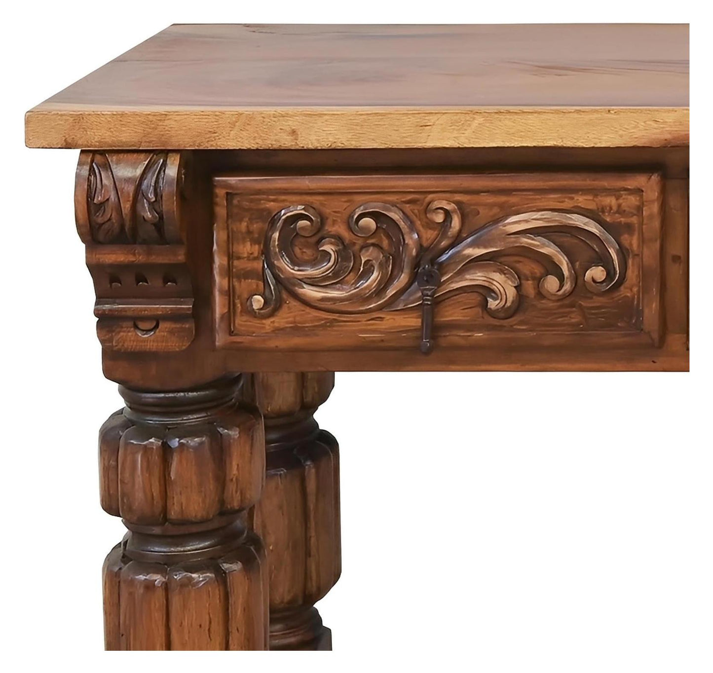 Deer Canyon Console With Trestle Base