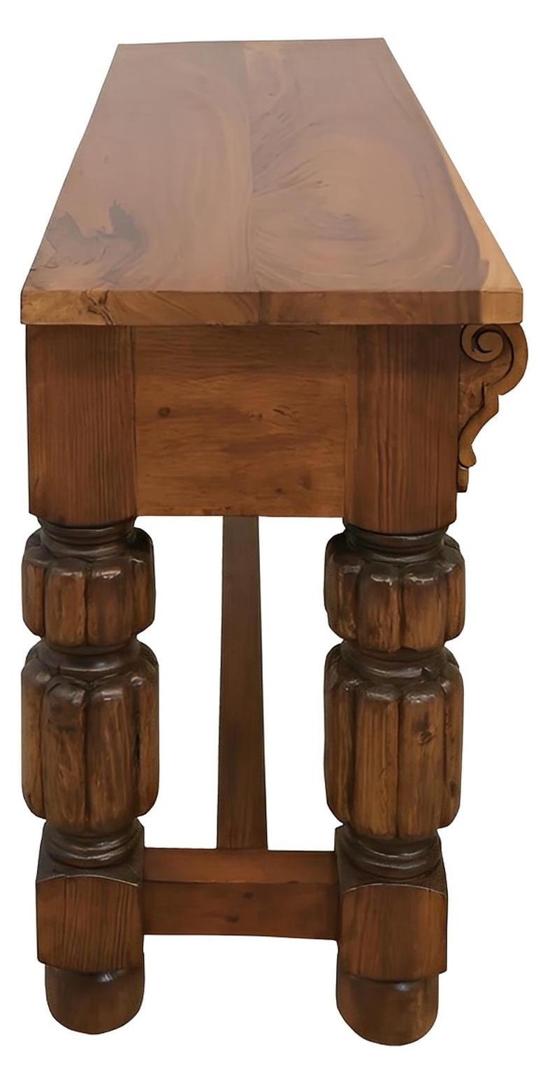 Deer Canyon Console With Trestle Base