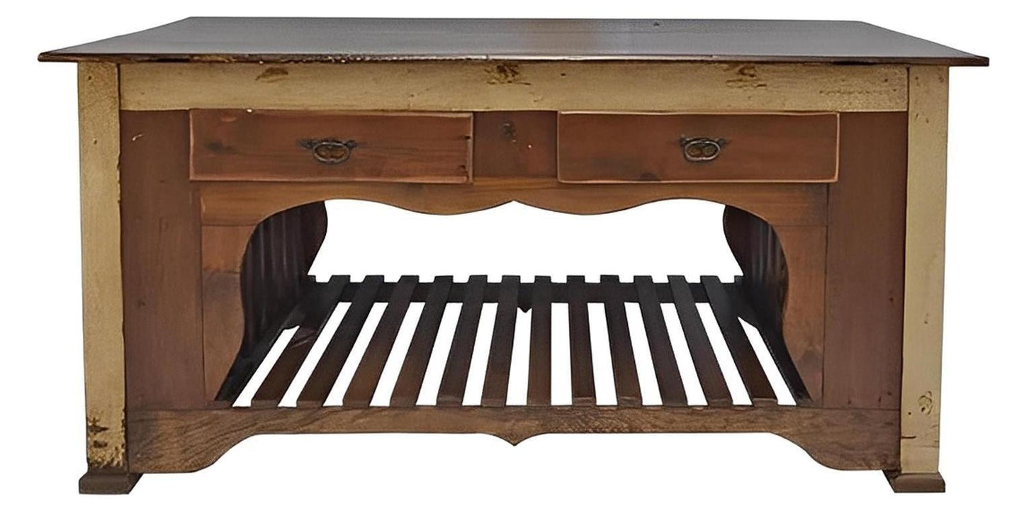 Mule Hill Reclaimed Wood Kitchen Island