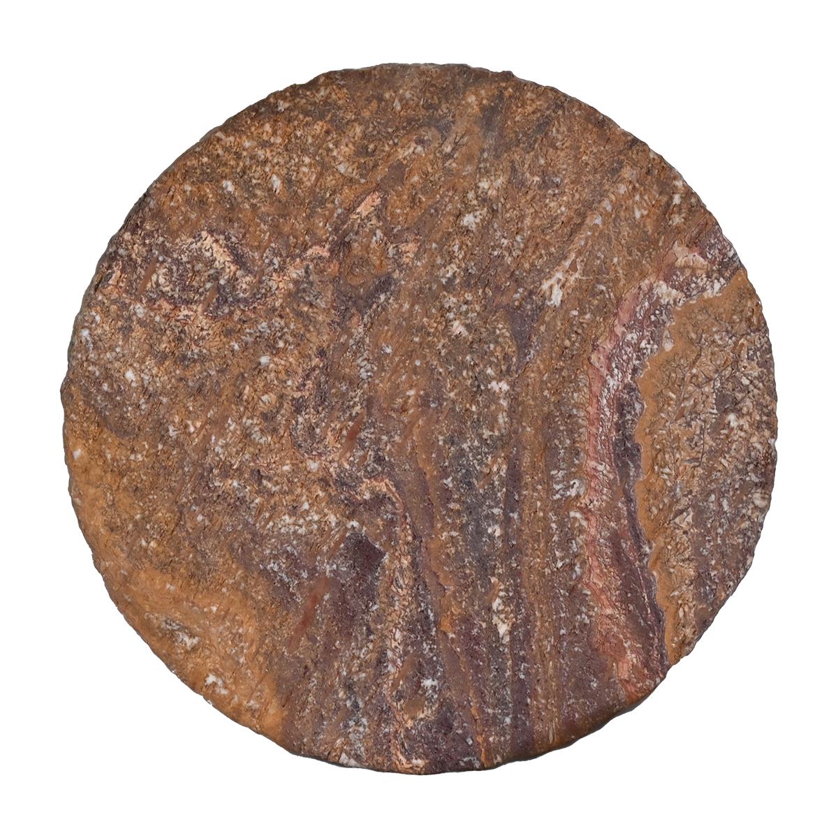 Valencia Stone-Top End Table with Iron Base (2-Pack)