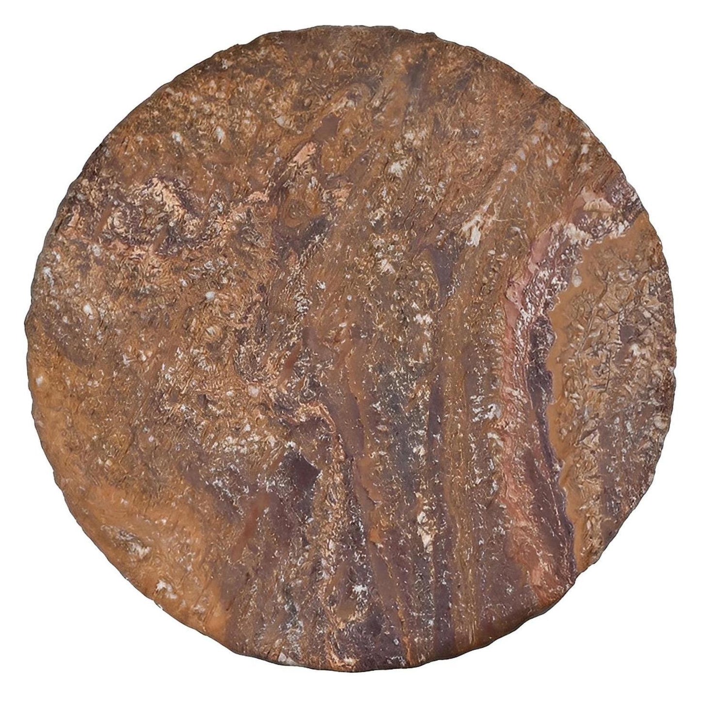 Valencia Stone-Top End Table with Iron Base (2-Pack)