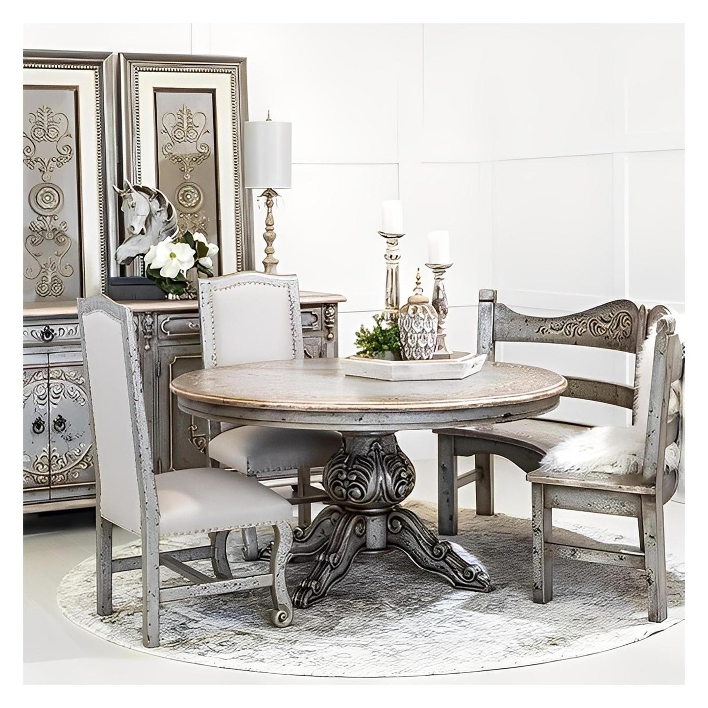 TORINO CHAIR RUSTIC PLATA (2-Pack)