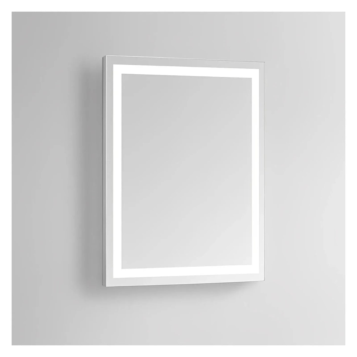 ZEPHYR LED LIGHTED BATHROOM VANITY RECTANGLE MIRROR - 40 x 24
