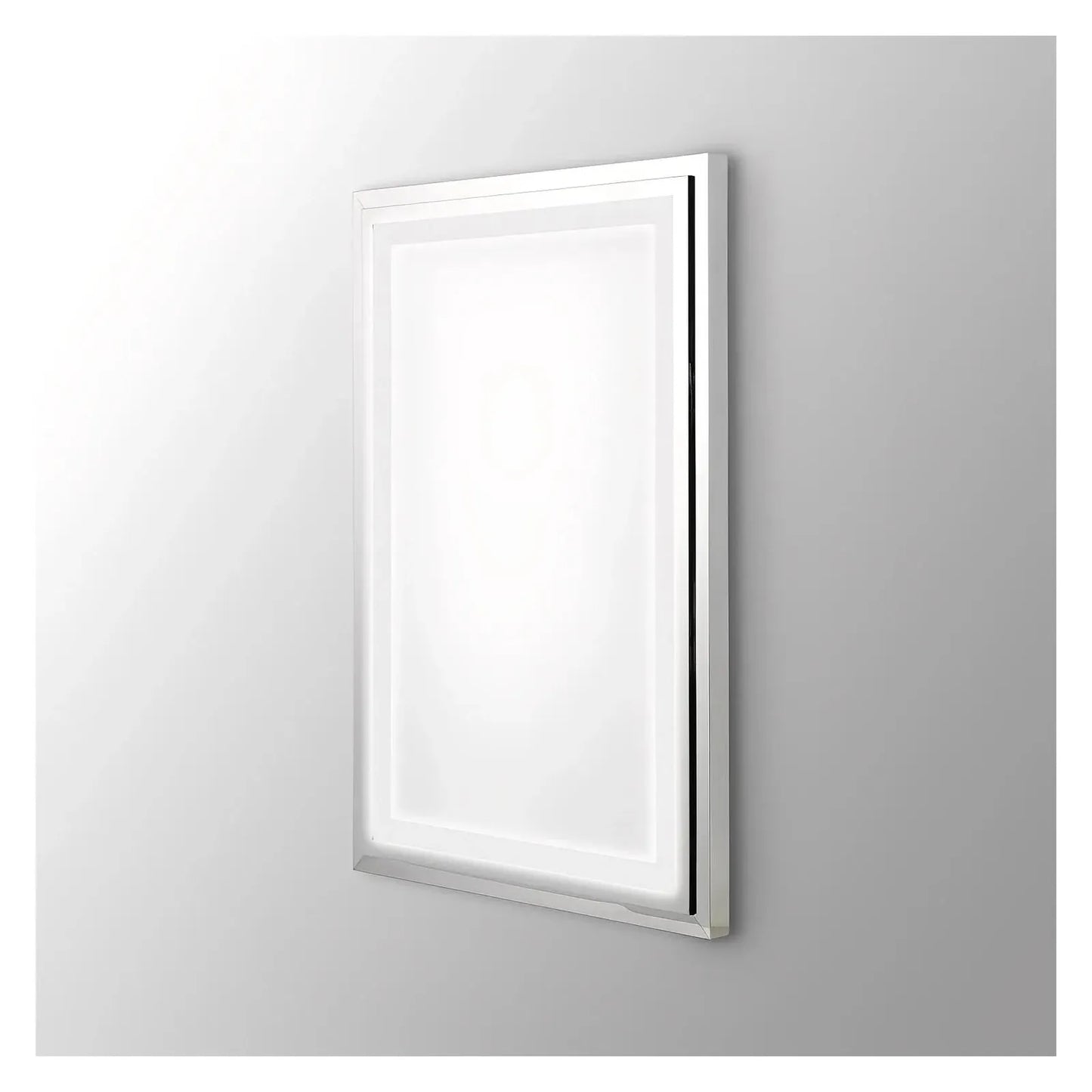 THETA LED LIGHTED BATHROOM VANITY SQUARE MIRROR - 48 x 28