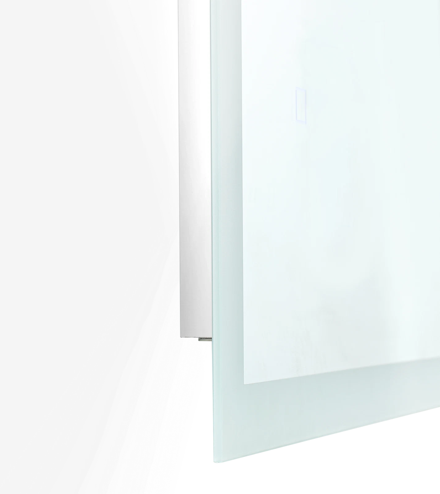 SYLVA LED LIGHTED BATHROOM VANITY SQUARE MIRROR - 36 x 27