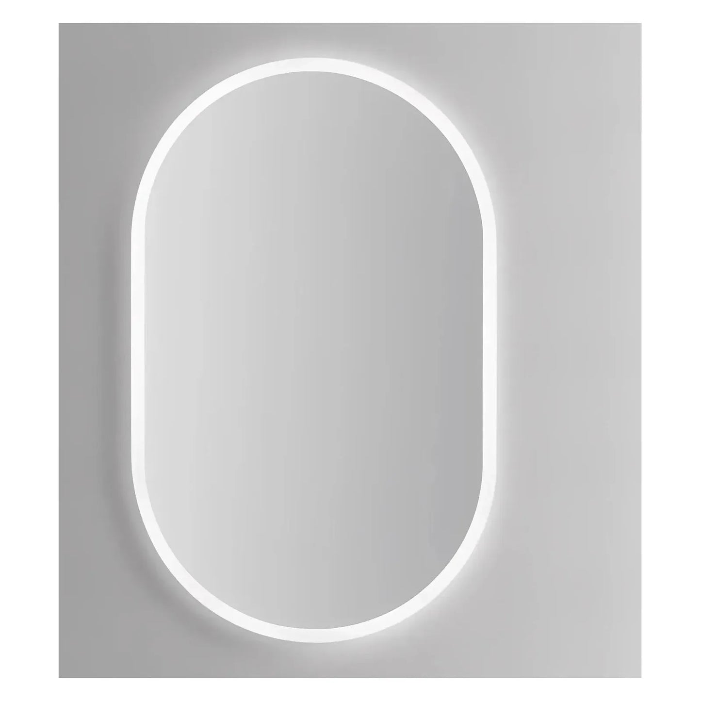 VEGA PILL LED ILLUMINATED OVAL MIRROR