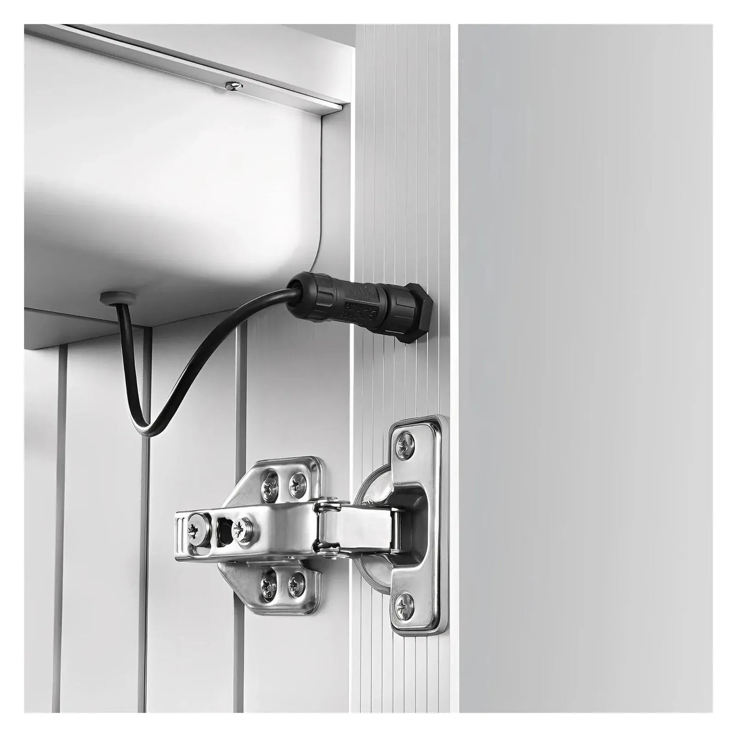 LYLA II LED LIGHTED BATHROOM CABINET VANITY SQUARE MIRROR - 36 x 48