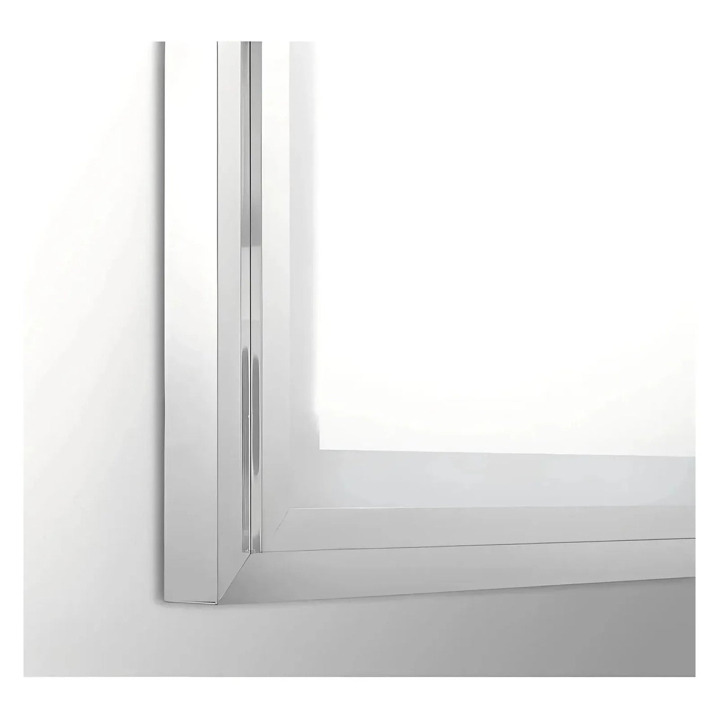 THETA LED LIGHTED BATHROOM VANITY SQUARE MIRROR - 36 x 24
